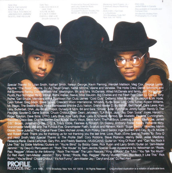 Run-DMC : King Of Rock (LP, Album)