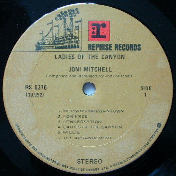 Joni Mitchell : Ladies Of The Canyon (LP, Album, RE)