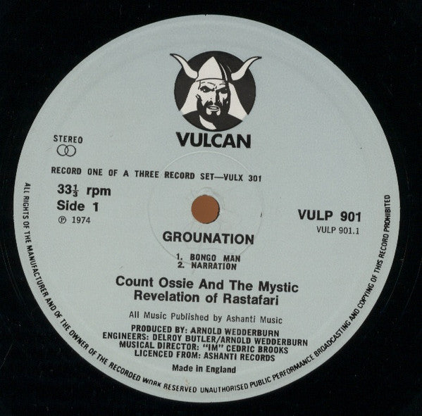 Mystic Revelation Of Rastafari : Grounation (3xLP, Album, RE)