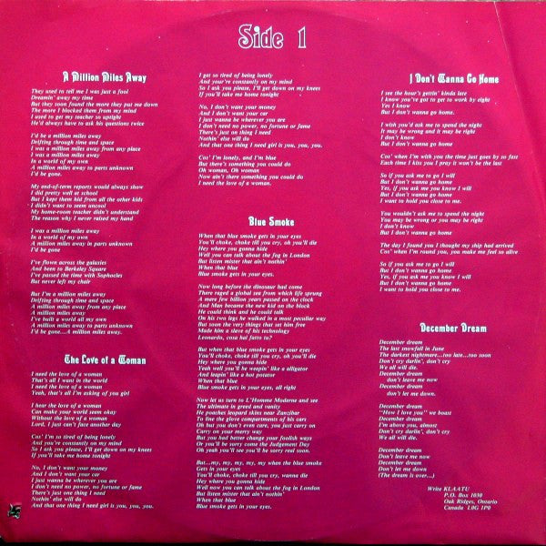 Klaatu : Magentalane (LP, Album, Hal)