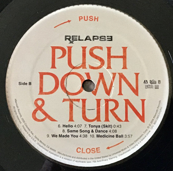 Eminem : Relapse (2xLP, Album)