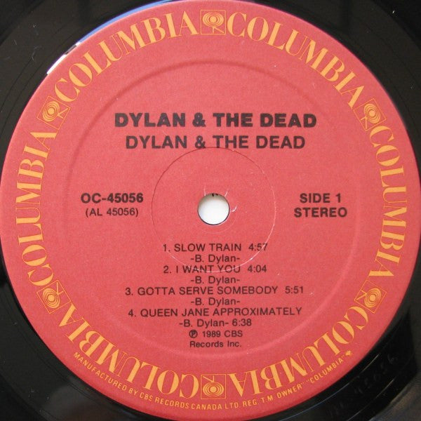 Bob Dylan & The Grateful Dead : Dylan & The Dead (LP, Album)