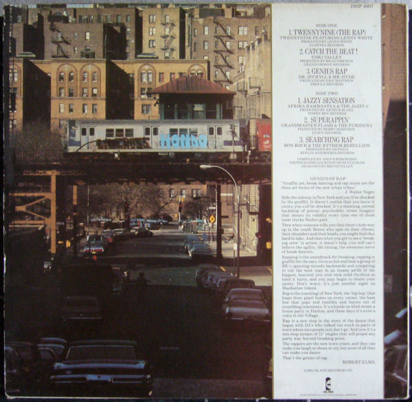 Various : Genius Of Rap (LP, Comp + 12" + Ltd)