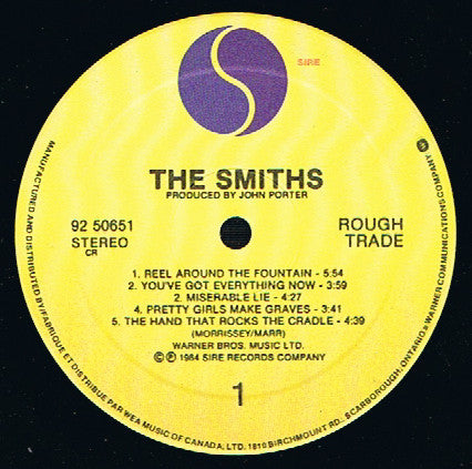 The Smiths : The Smiths (LP, Album)