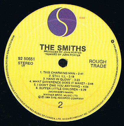 The Smiths : The Smiths (LP, Album)