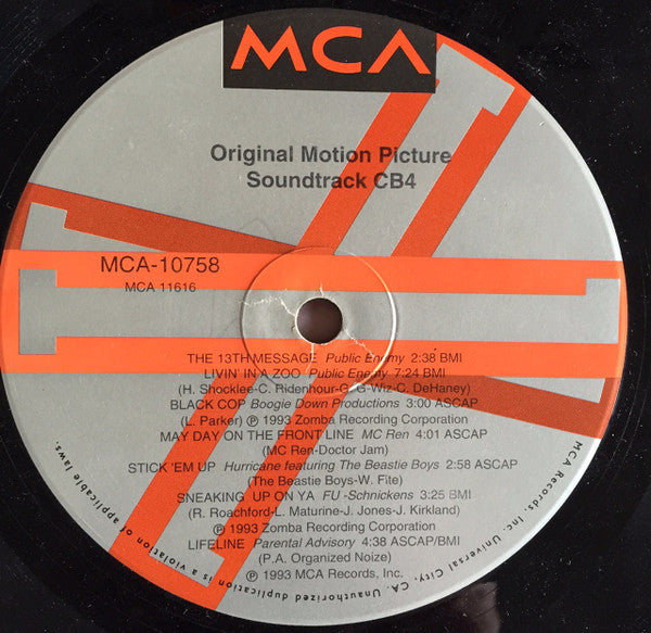 Various : CB4 (Original Motion Picture Soundtrack) (LP, Comp)