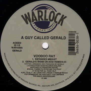 A Guy Called Gerald : Voodoo Ray (12")