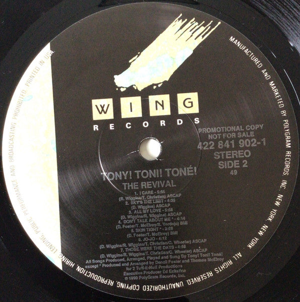 Tony! Toni! Toné! : The Revival (LP, Album, Promo)