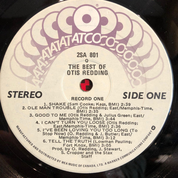 Otis Redding : The Best Of Otis Redding (2xLP, Comp, RE, Qua)