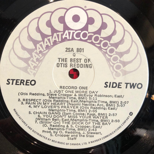 Otis Redding : The Best Of Otis Redding (2xLP, Comp, RE, Qua)