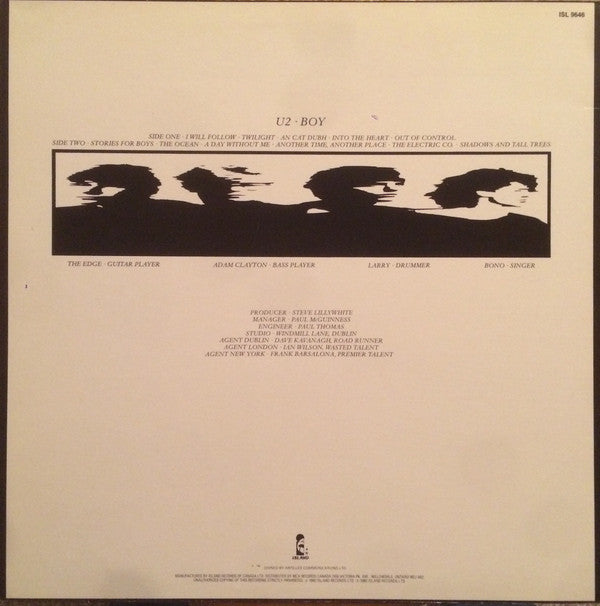 U2 : Boy (LP, Album, RE)