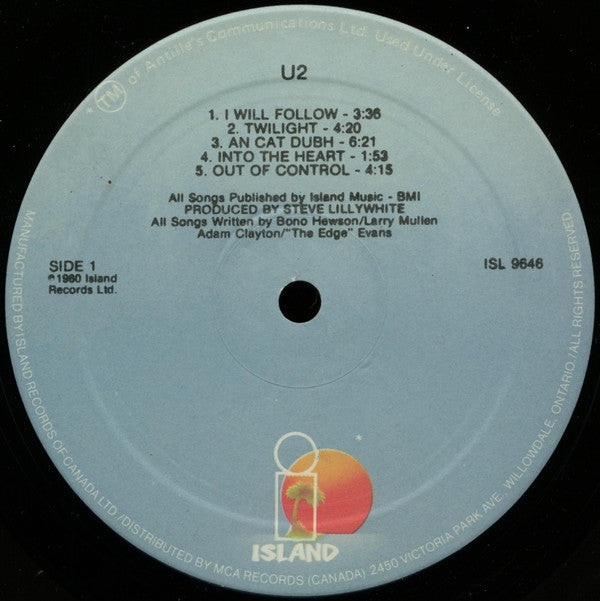 U2 : Boy (LP, Album, RE)