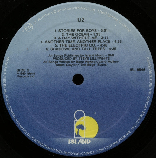 U2 : Boy (LP, Album, RE)