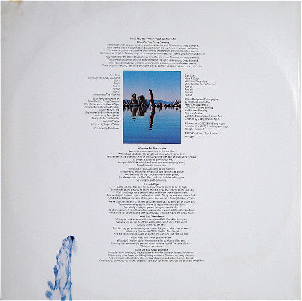 Pink Floyd : Wish You Were Here (LP, Album, RE, Car)