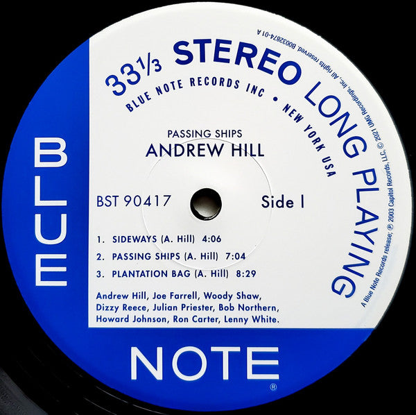 Andrew Hill : Passing Ships (LP, 180 + LP, S/Sided, 180 + Album, RE, Gat)