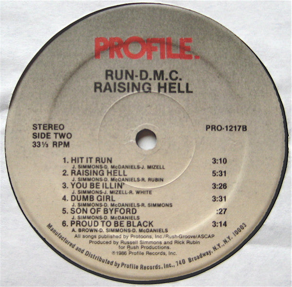 Run-DMC : Raising Hell (LP, Album, Pur)