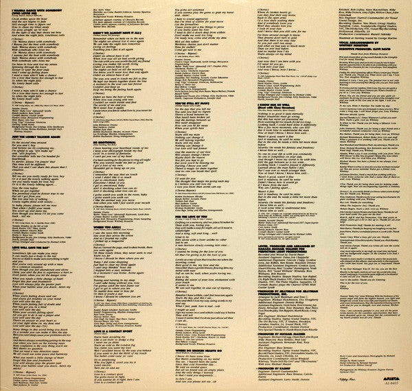 Whitney Houston : Whitney (LP, Album, HRM)