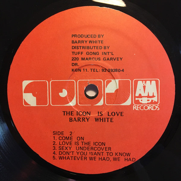 Barry White : The Icon Is Love (LP, Album)