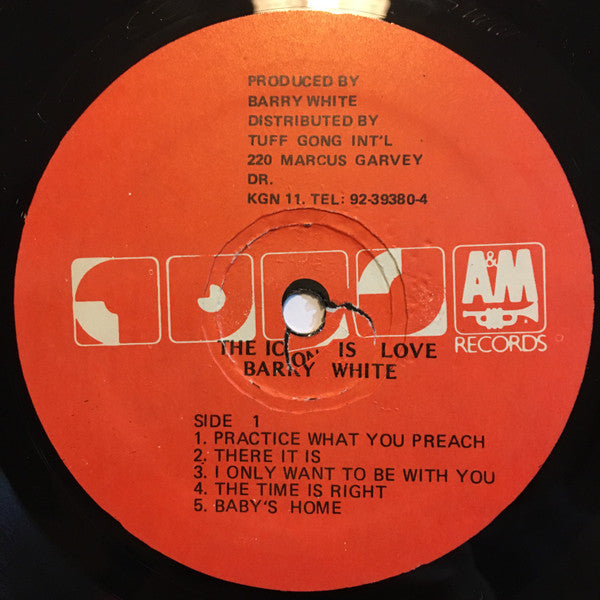 Barry White : The Icon Is Love (LP, Album)
