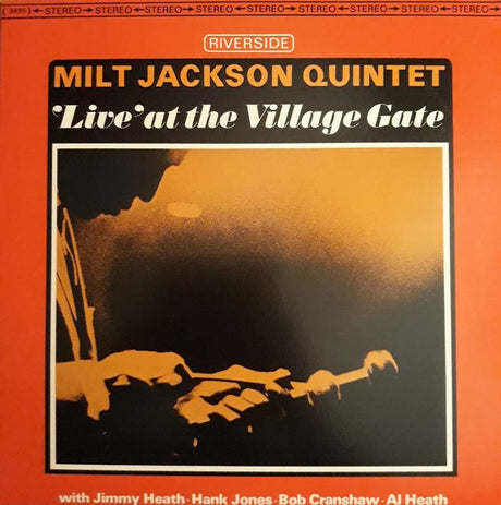 Milt Jackson Quintet : 'Live' At The Village Gate (LP, Album, RE, RM)