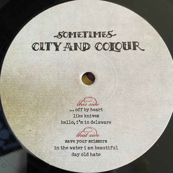 City And Colour : Sometimes (2xLP, Album, RM, RP, 180)