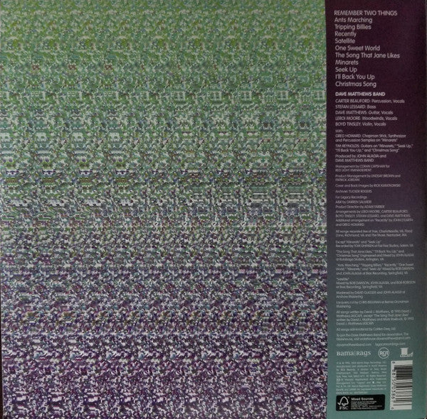 Dave Matthews Band : Remember Two Things (2xLP, Album, RE, 180)