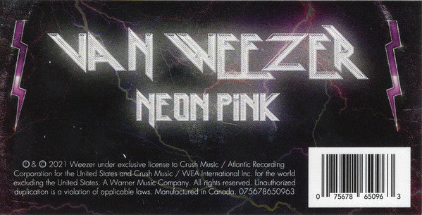 Weezer : Van Weezer (LP, Album, Ltd, Pin)