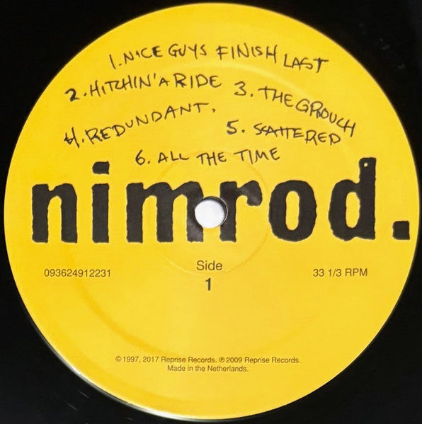 Green Day : Nimrod. (LP + LP, S/Sided, Etch + Album, RE, RP)