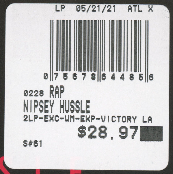 Nipsey Hussle : Victory Lap (2xLP, Album, Ltd, RE, Gol)