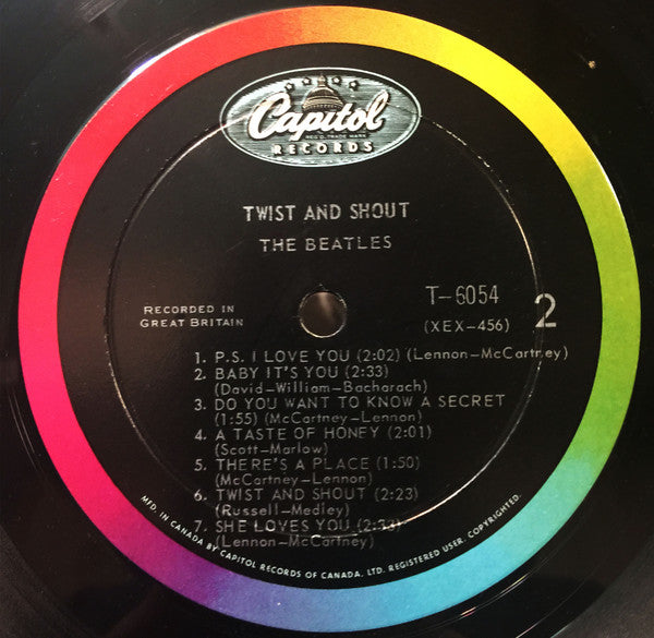 The Beatles : Twist And Shout (LP, Album, Comp, Mono)