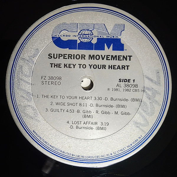 Superior Movement : The Key To Your Heart (LP, Album)