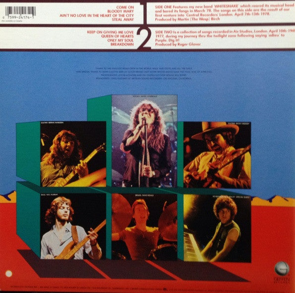 Whitesnake : Snakebite (LP, Album, RE)