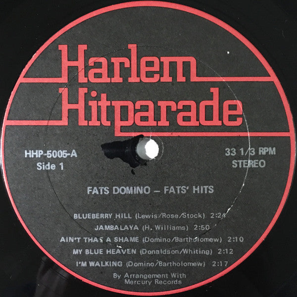 Fats Domino : Fats' Hits! (LP, Comp)