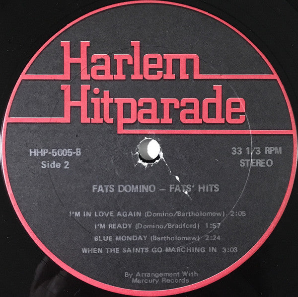 Fats Domino : Fats' Hits! (LP, Comp)
