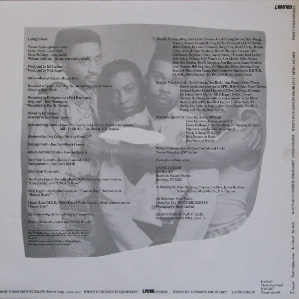 Living Colour : Vivid (LP, Album)