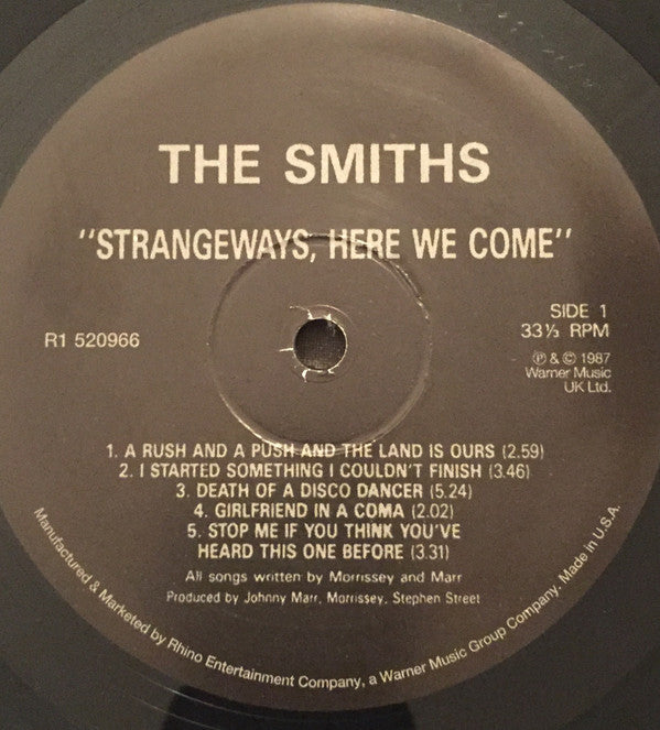 The Smiths : Strangeways, Here We Come (LP, Album, RE, 180)