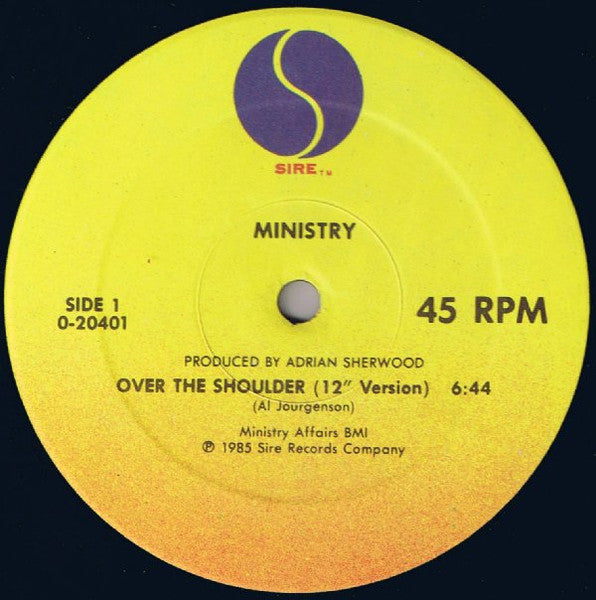 Ministry : Over The Shoulder (12", Maxi, SRC)