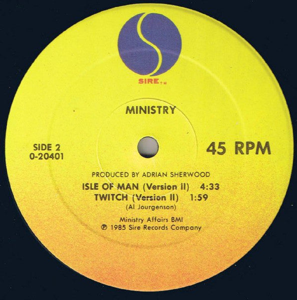 Ministry : Over The Shoulder (12", Maxi, SRC)