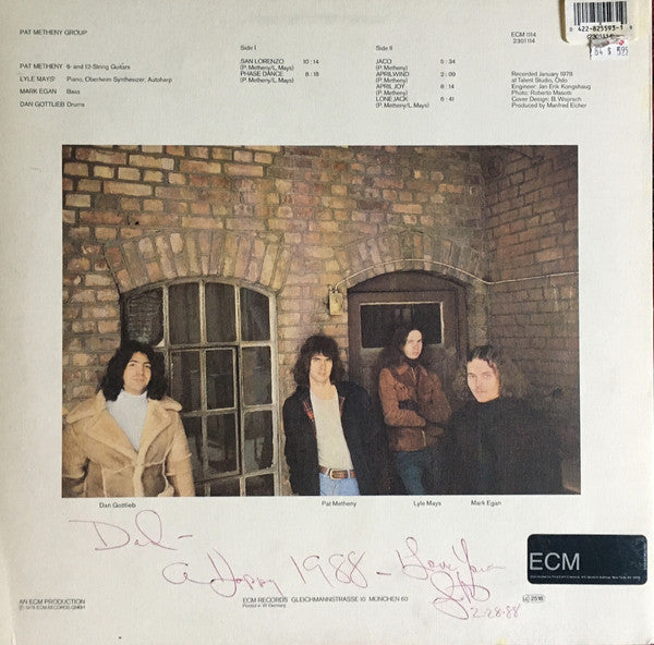 Pat Metheny Group : Pat Metheny Group (LP, Album)