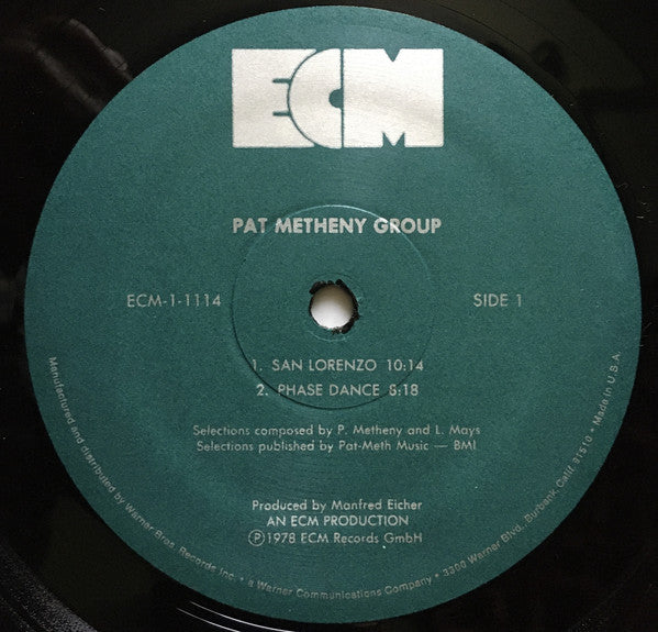 Pat Metheny Group : Pat Metheny Group (LP, Album)