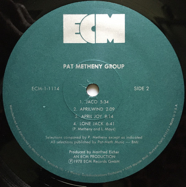 Pat Metheny Group : Pat Metheny Group (LP, Album)
