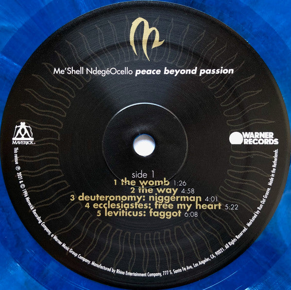 Me'Shell NdegéOcello : Peace Beyond Passion (2xLP, Album, Dlx, RE, Blu)