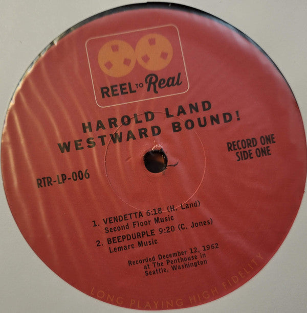 Harold Land : Westward Bound! (2xLP, Album, RSD, Mono, Ltd, Num)