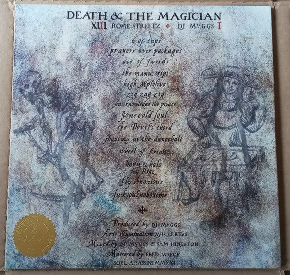 Rome Streetz, DJ Muggs : Death & The Magician (LP, Album, Ltd, Num)