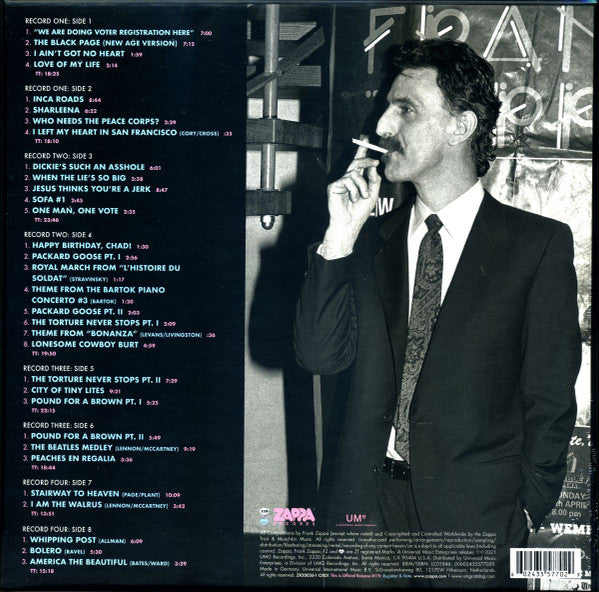 Frank Zappa : Zappa '88: The Last U.S. Show (4xLP, Album, 180 + Box)
