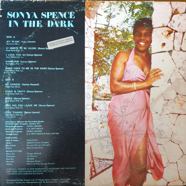 Sonya Spence : In The Dark (LP)