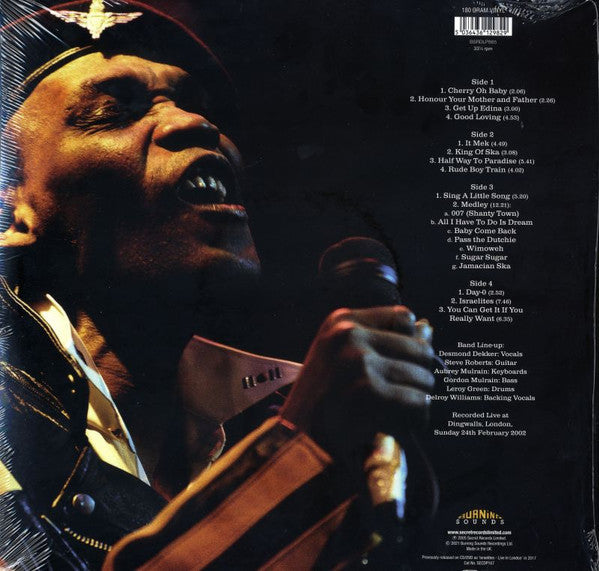 Desmond Dekker : The King Of Ska - Live At Dingwalls (2xLP, 180)