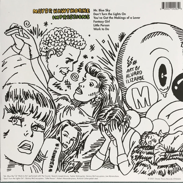 Mayer Hawthorne : Impressions  (12", EP, RE)