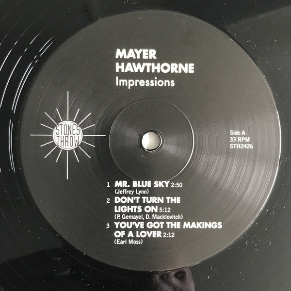 Mayer Hawthorne : Impressions  (12", EP, RE)