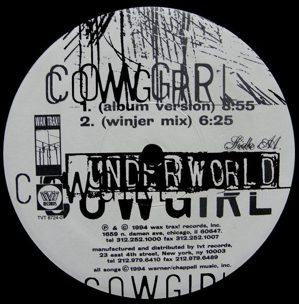 Underworld : Cowgirl (12", Single)